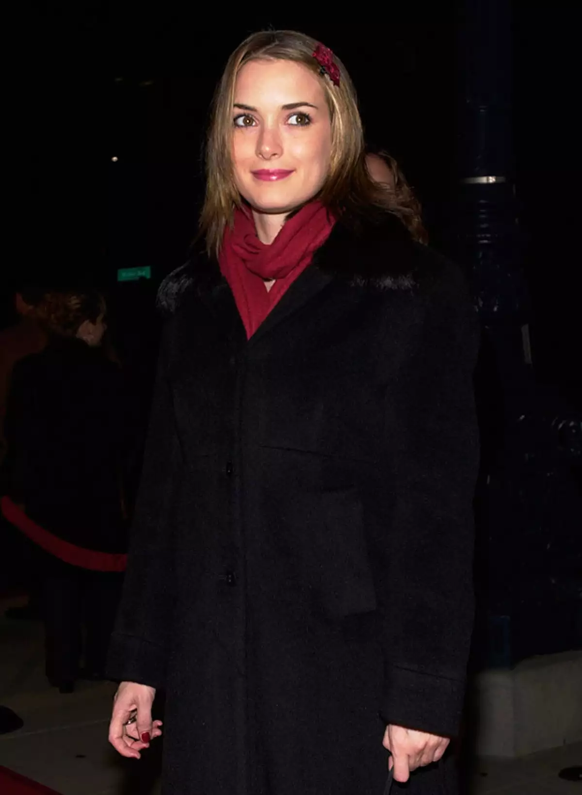 Así lucía Winona en el año 2000. Entre sus mayores éxitos están las películas "Edward Scissorhands" y "Beetlejuice".