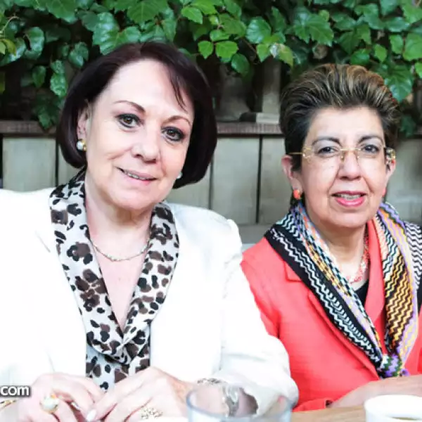 María Elena Moret y Nora Laurent