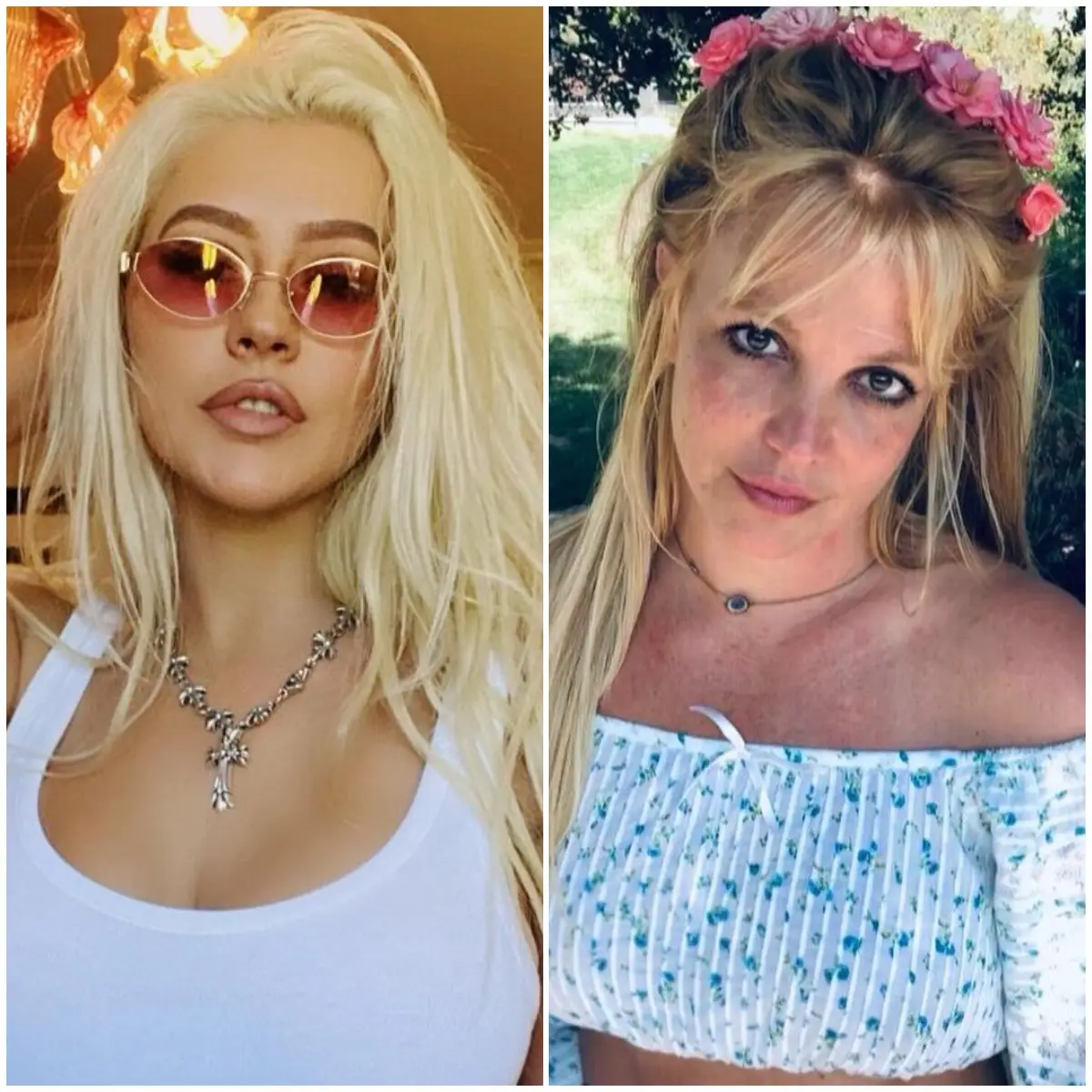 Christina Aguilera y Britney Spears