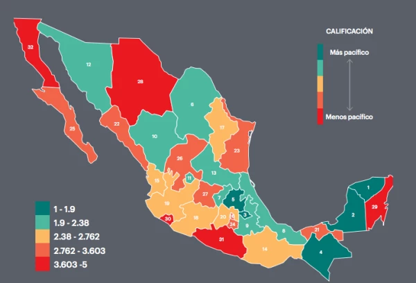 Mapa de la paz