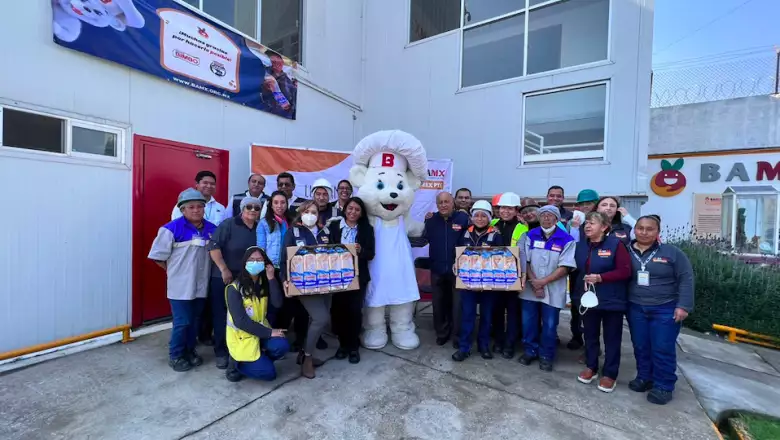 Los paquetes donados se distribuyeron en 16 Bancos de Alimentos de diferentes localidades de México