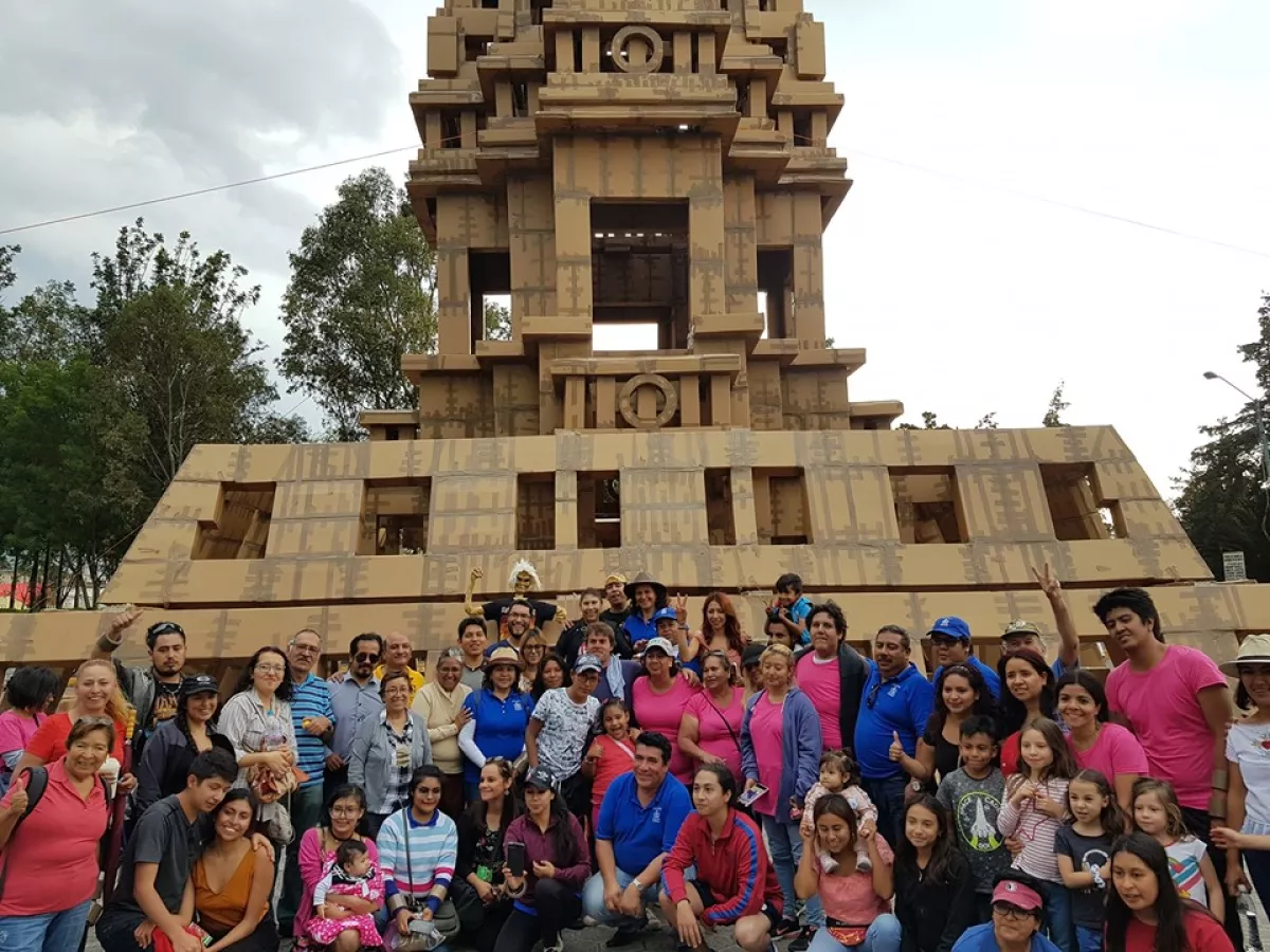 pirámide de cartón 3