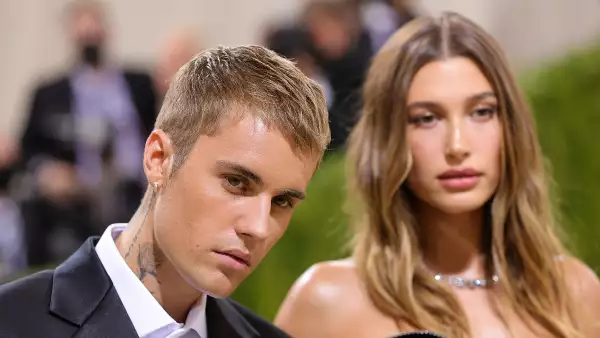 Justin y Hailey Bieber durante la MET Gala del 2021