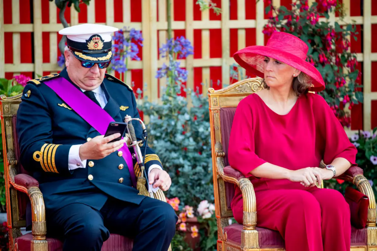 príncipe Laurent y Claire de Bélgica