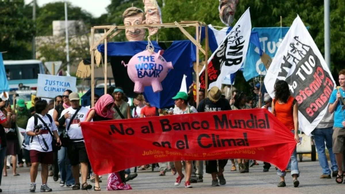 protesta banco mundial