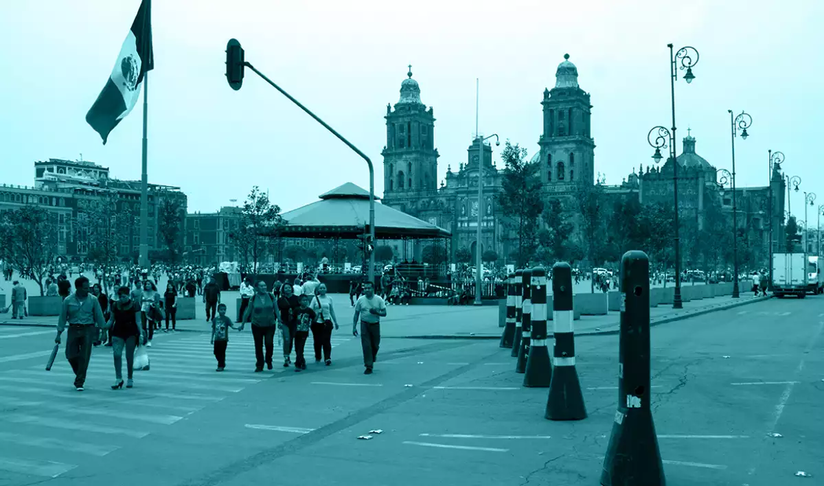 Zócalo peatonal