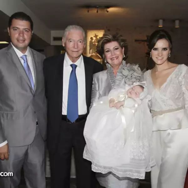 Rodrigo Gallardo, Carlos Gallardo González, Elba Aguilar de Gallardo, Inés Gallardo y Angélica Venegas