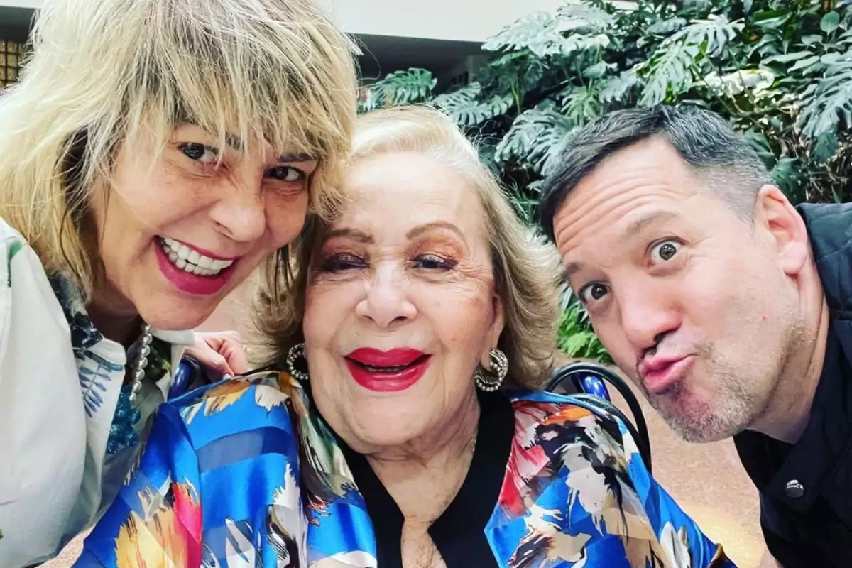 Alejandra Guzmán, Silvia Pinal y Luis Enrique Guzmán