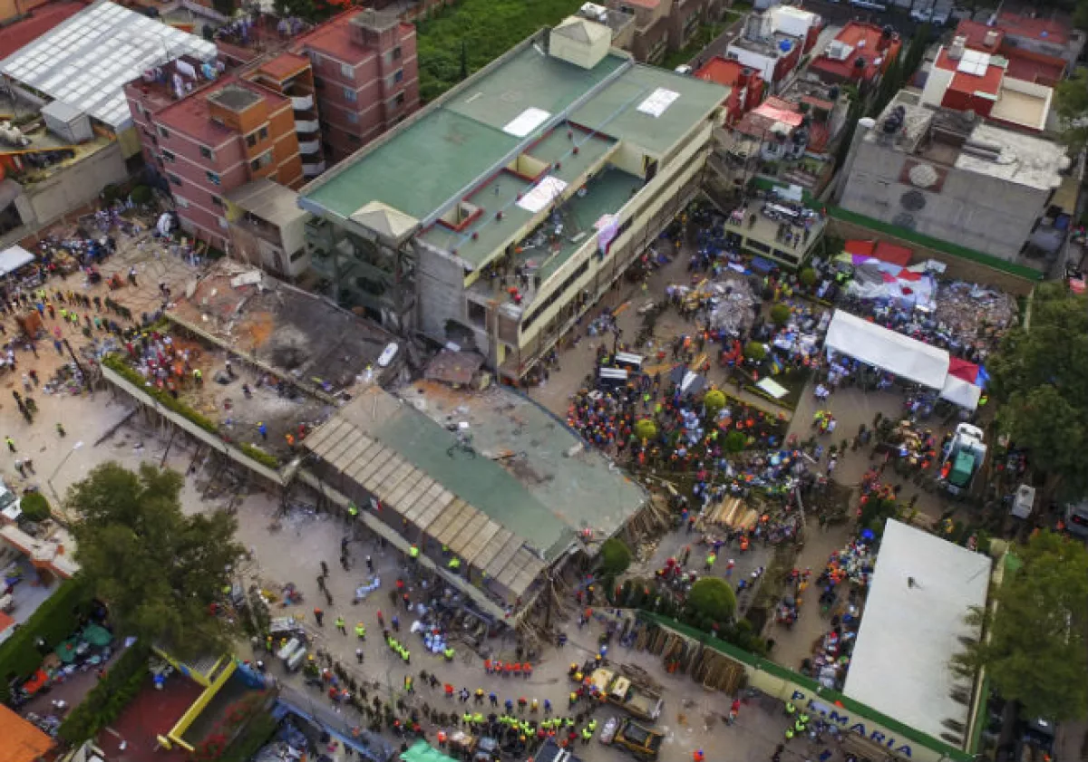 CDMX sismo toma aérea