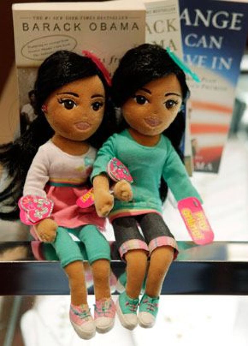Los nombres de las hijas del presidente de EU sirvieron de inspiración para crear Sweet Sasha y Marvelous Malia, de la línea TyGirlz Collection.