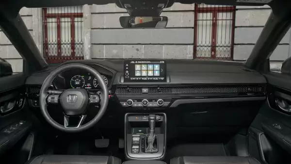 CR-V hibrida detalle interior. 