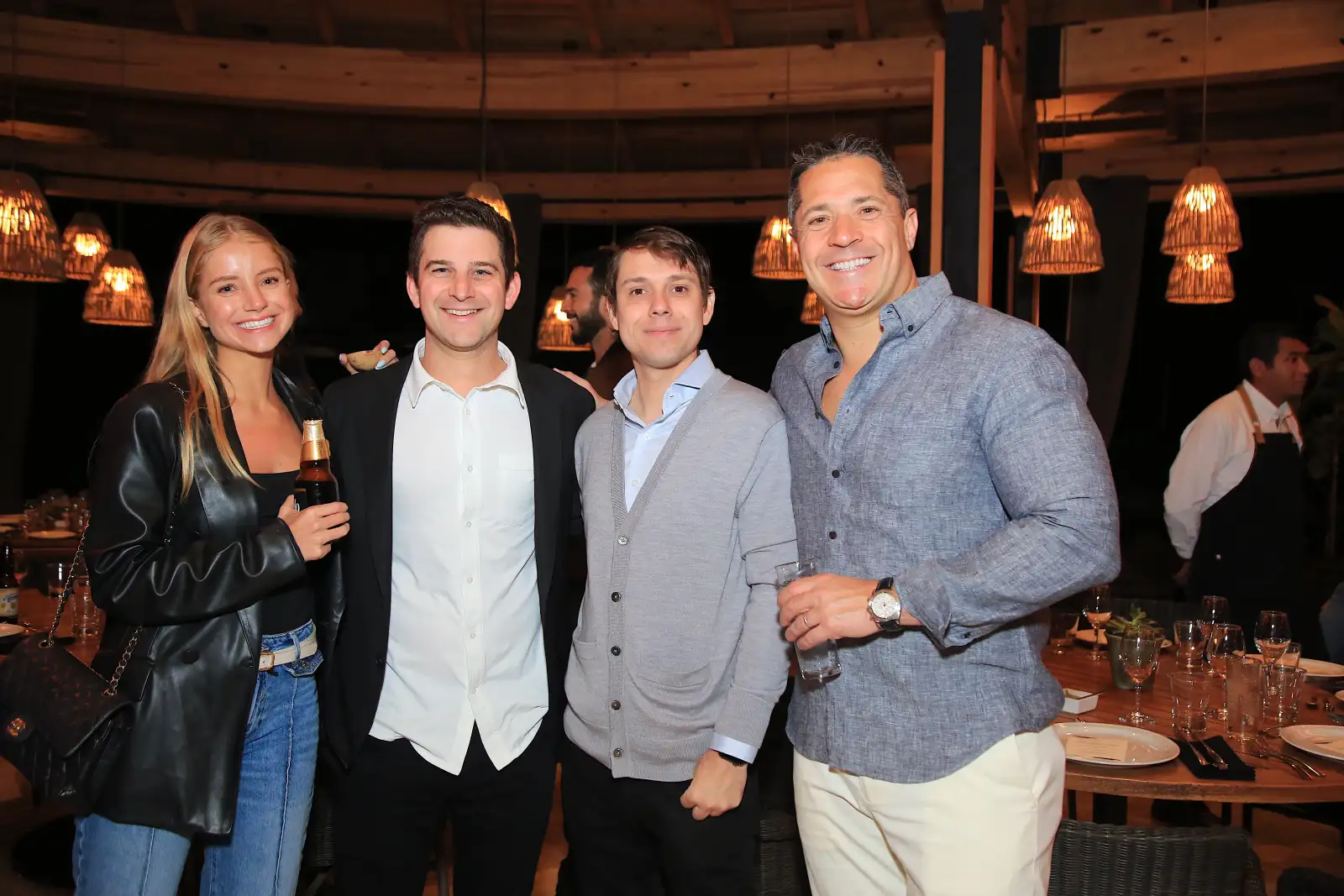 Valeria Roemer, Richie Golberg, Jeremy Castro y Matthew Goldstei