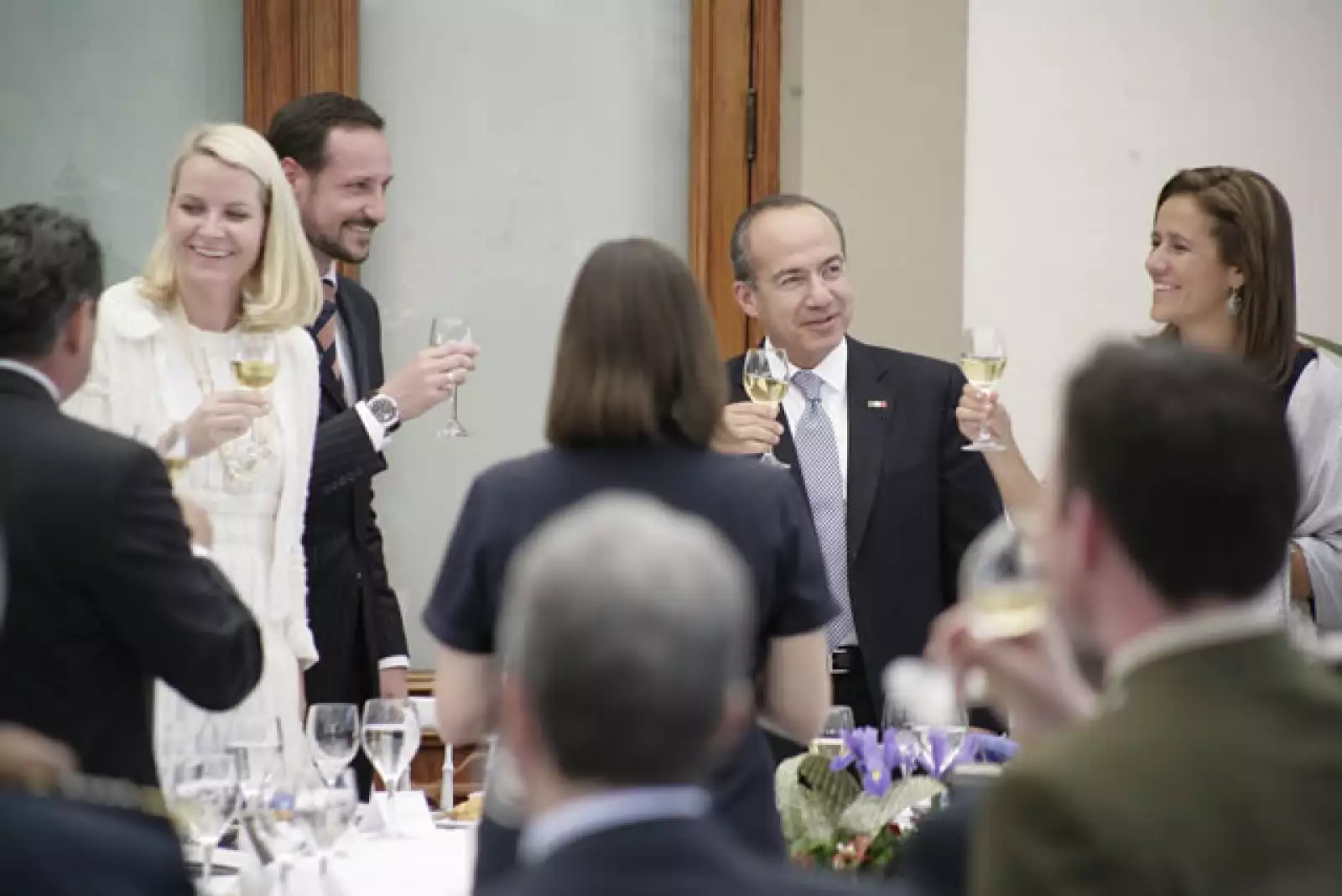 PRINCIPES DE NORUEGA EN CASTILLO DE CHAPULTEPEC