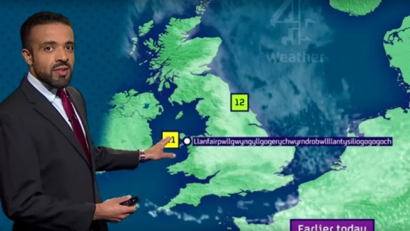 Liam Dutton, de Channel 4 News, dijo la palabra de 58 letras prácticamente sin pestañear