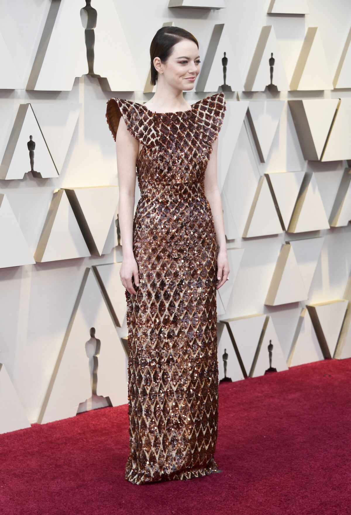 El minucioso trabajo detrás del vestido Louis Vuitton de Emma Stone en