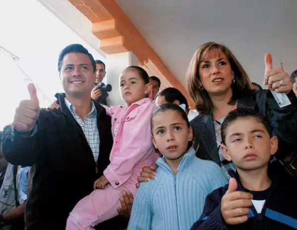 Nunca le faltó el apoyo de su mujer