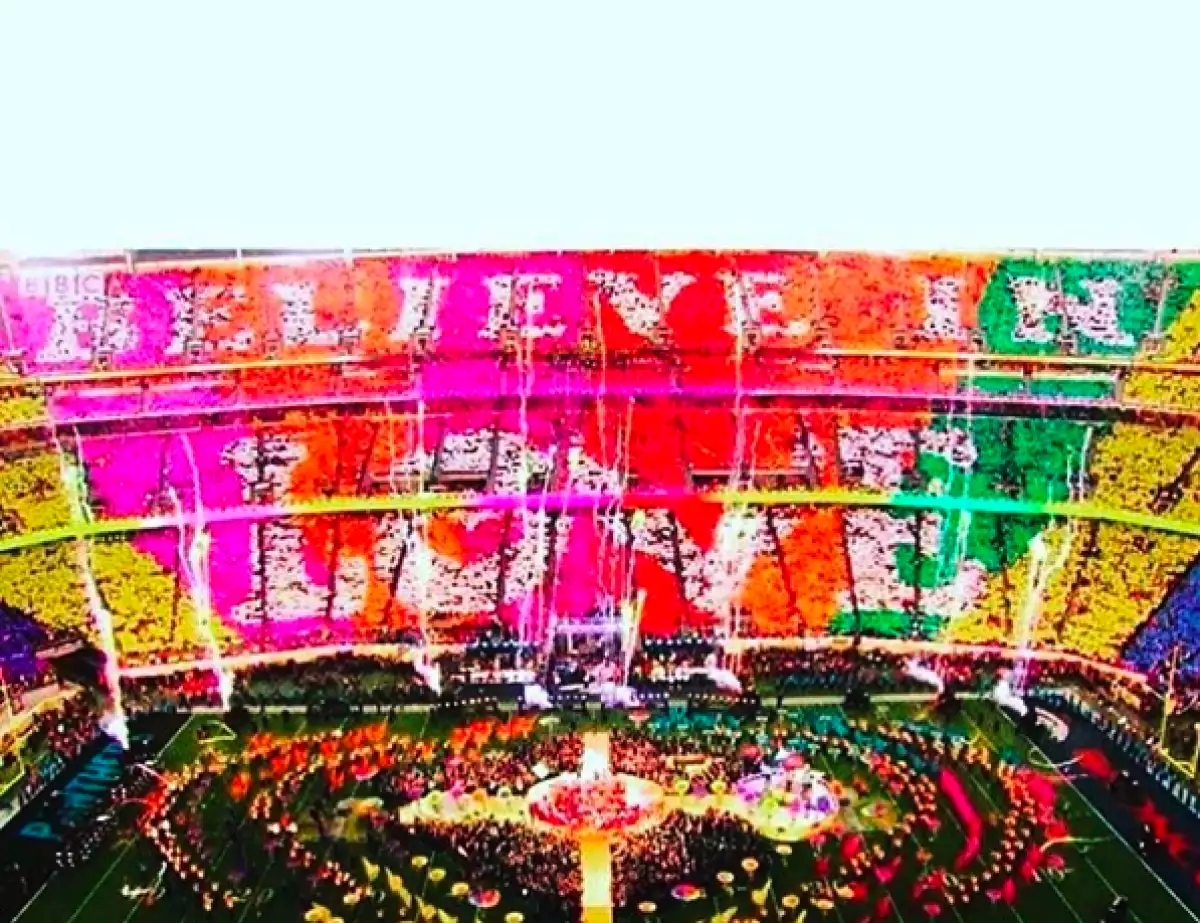 Anne también compartió una imagen del show.