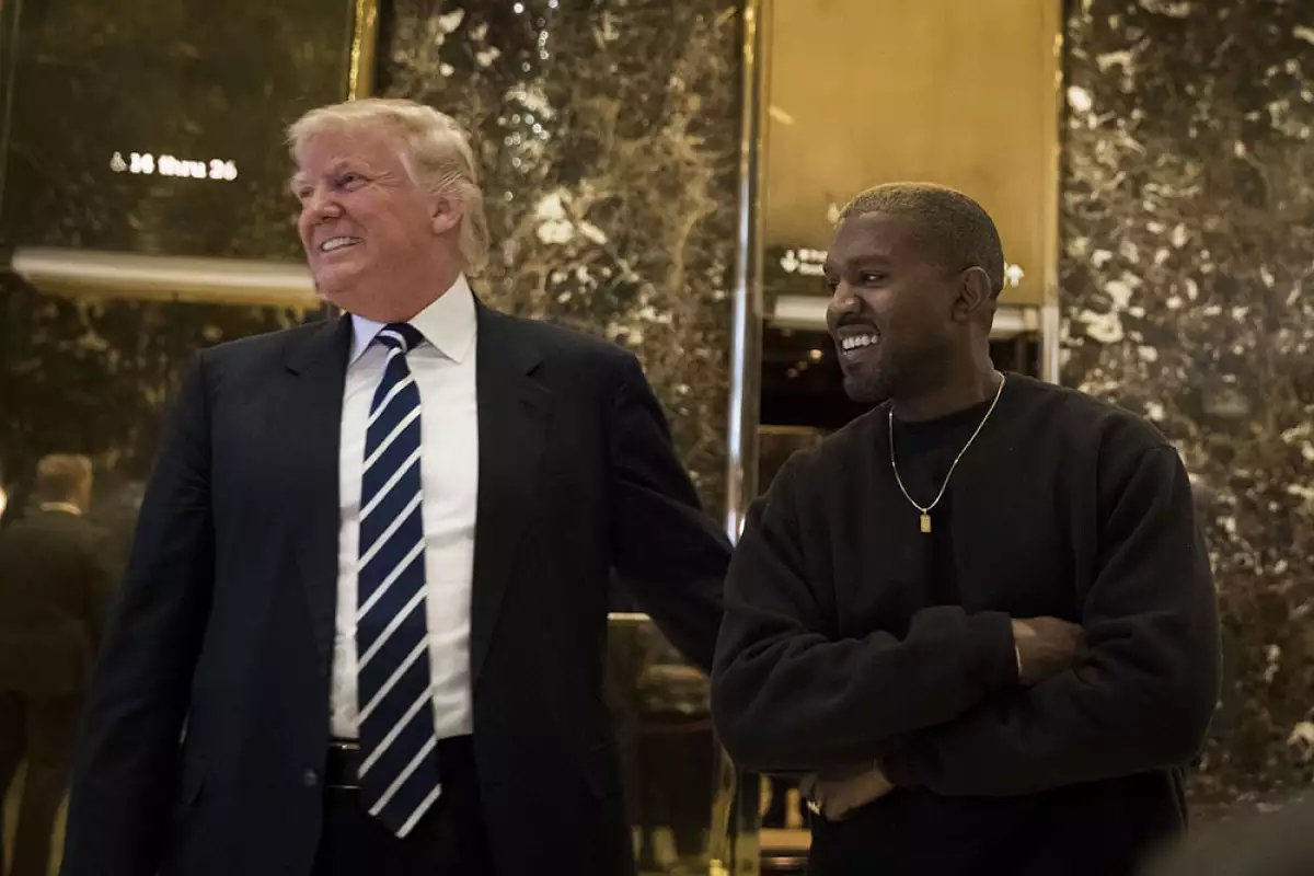 Donald Trump y Kanye West