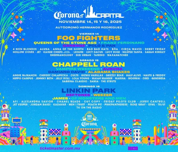 corona capital 2025 cartel completo