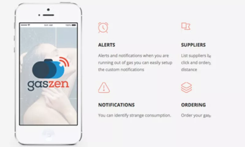 El dispositivo con el que funciona la aplicación será tan fácil de instalar que lo podrá colocar el usuario final en su hogar o negocio.(Foto: Cortesía GasZen )