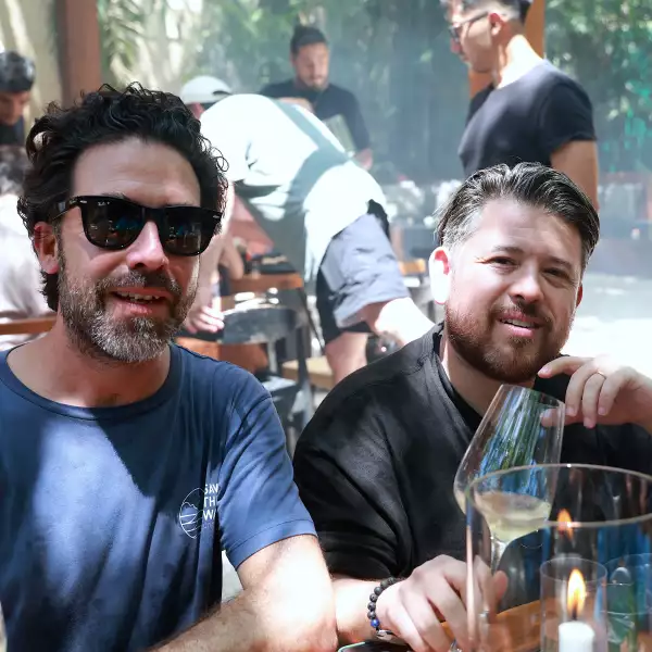 Rodrigo Vázquez y Hugo Guajardo 