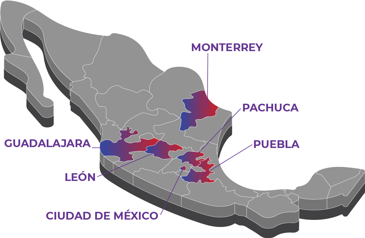 Mapa Mercado Libre