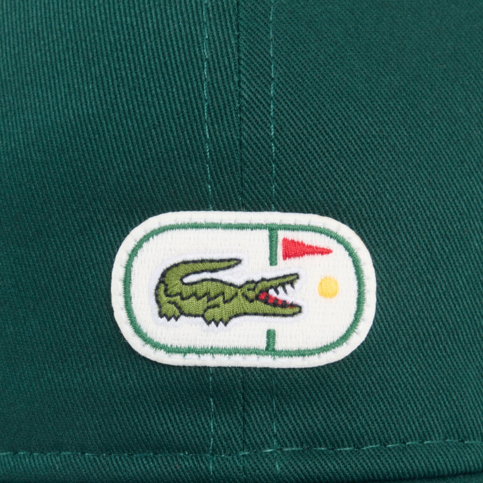 Lacoste x New Era — Cap Navy detalle