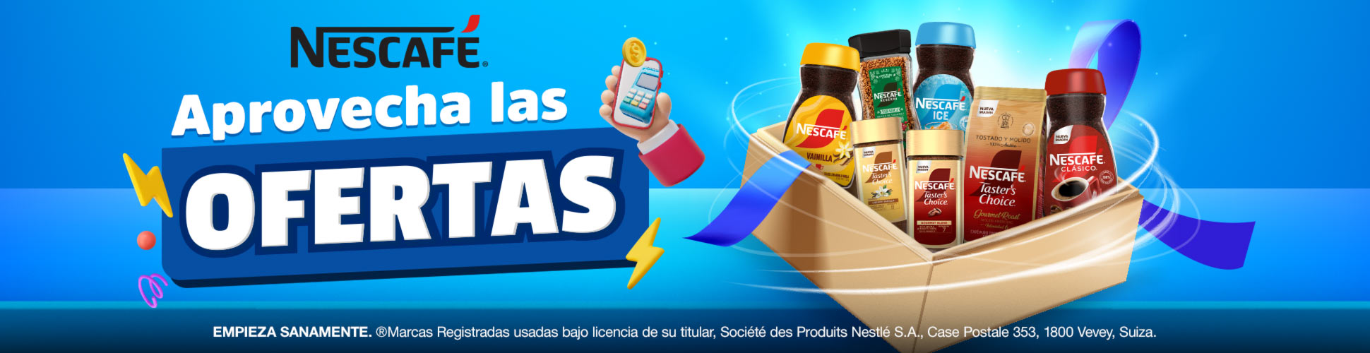 Banner de Nescafé en Amazon para Prime Day: Aprovecha las ofertas